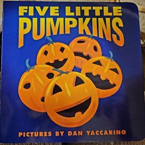 "Five Little Pumpkins" (Children's Halloween Board-Book).